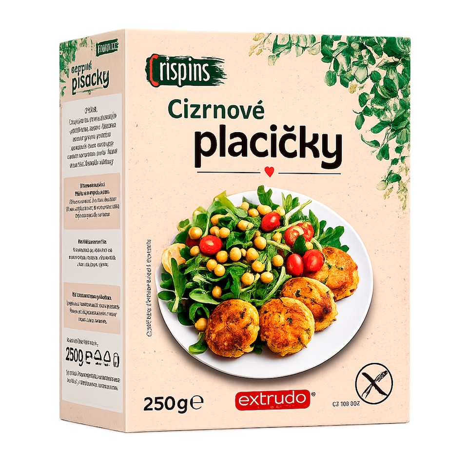CRISPINS Cizrnové  placičky 250 g