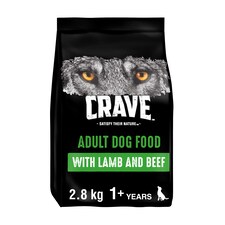 CRAVE Lamb and Beef Dry Dog Food 2.8kg