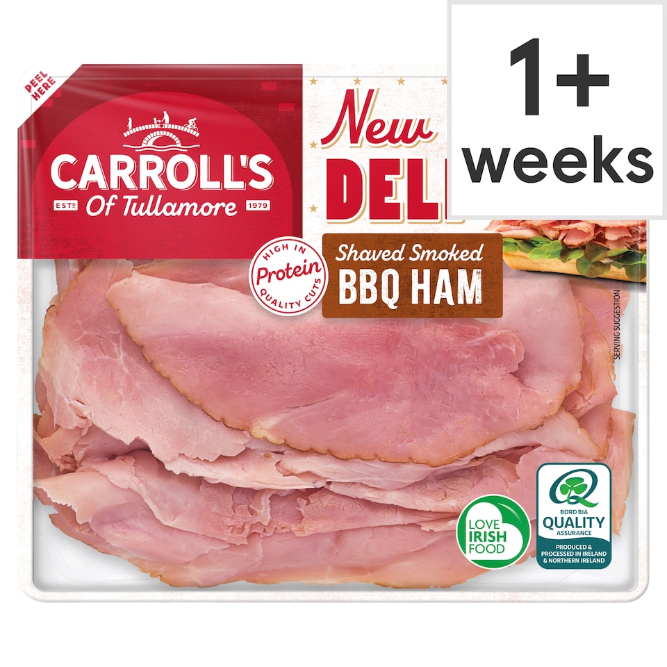 Carroll's New York Deli Shaved Bbq Ham 90G