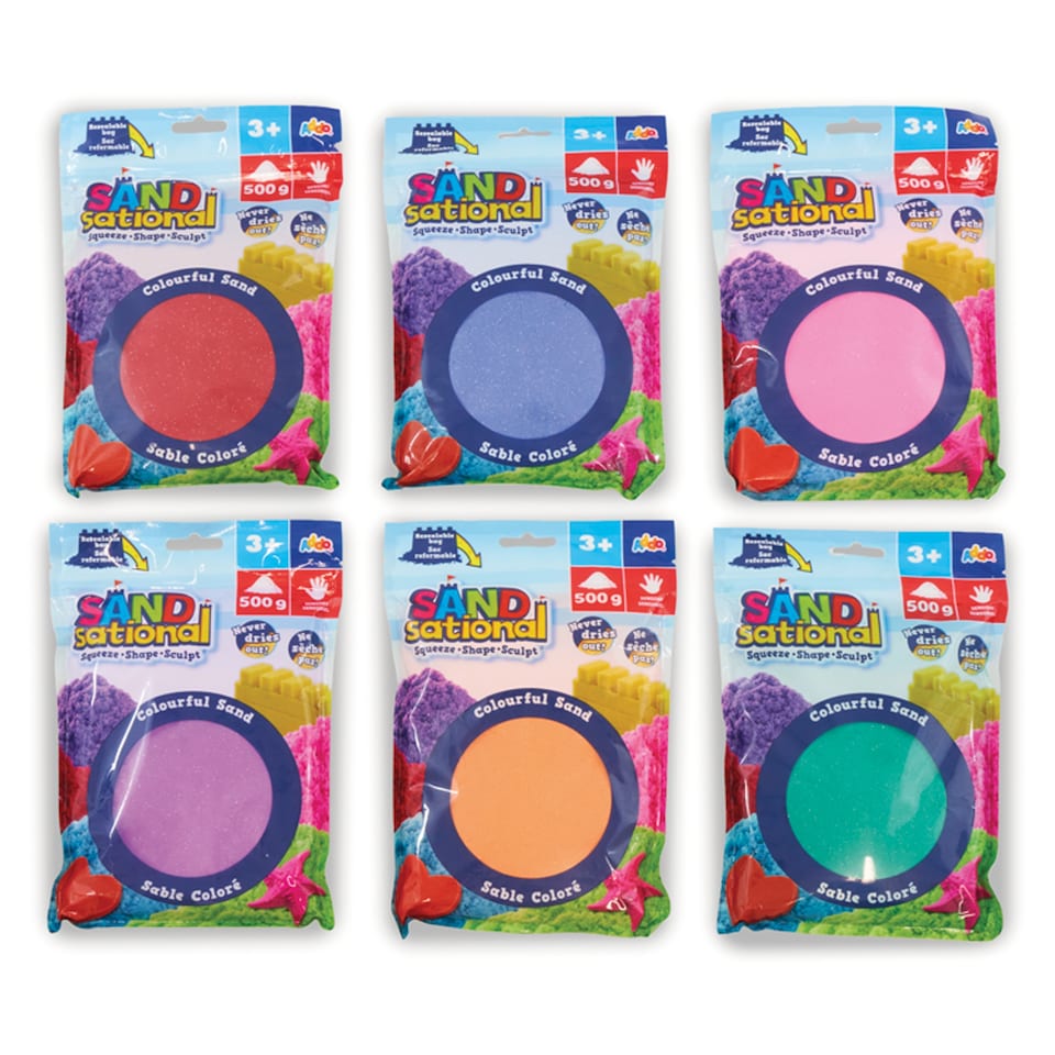 Addo Sand Sational Kinetický písek barevný 500 g