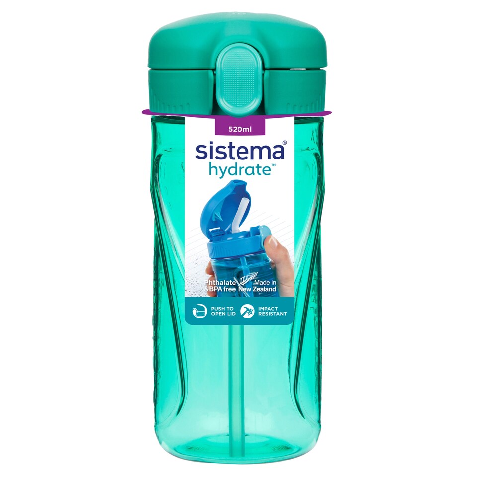 image 1 of Sistema Quick Flip Water Bottle 520Ml