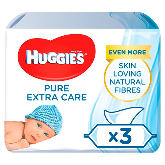 Huggies Baby Wipes Pure Extra Care 56 X 3 Pack