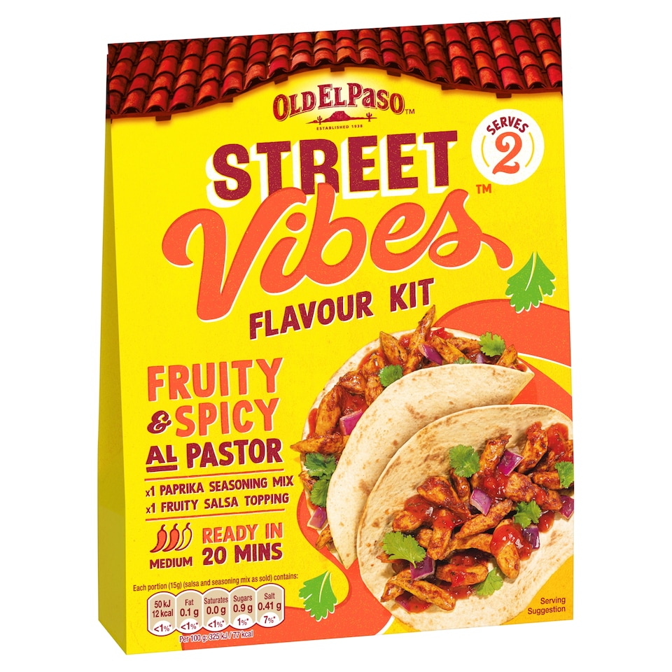 image 1 of Old El Paso Taco Street Vibes Al Pastor Flavour Kit 92G