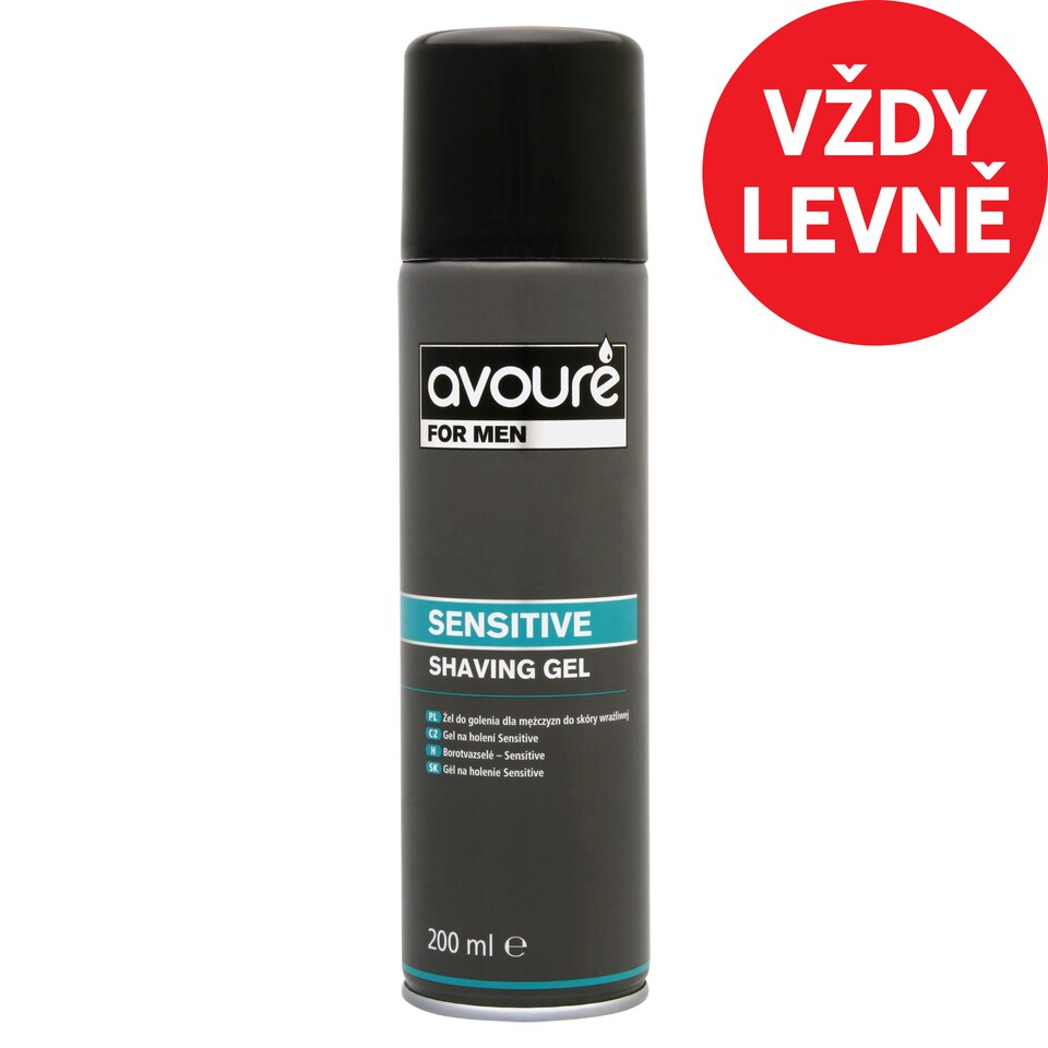 Avouré For Men Sensitive gel na holení 200ml