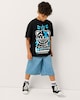 image 3 of Fortnite Pure Cotton Printed T-Shirt in Black