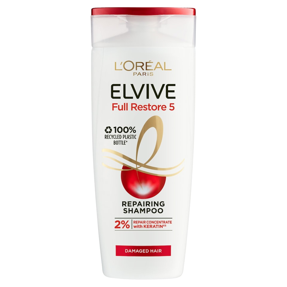 image 1 of L'oreal Paris Elvive Full Restore 5 Shampoo 250Ml