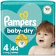 image 1 of Pampers Baby Dry Size 4 Essential Pack 44 Nappies