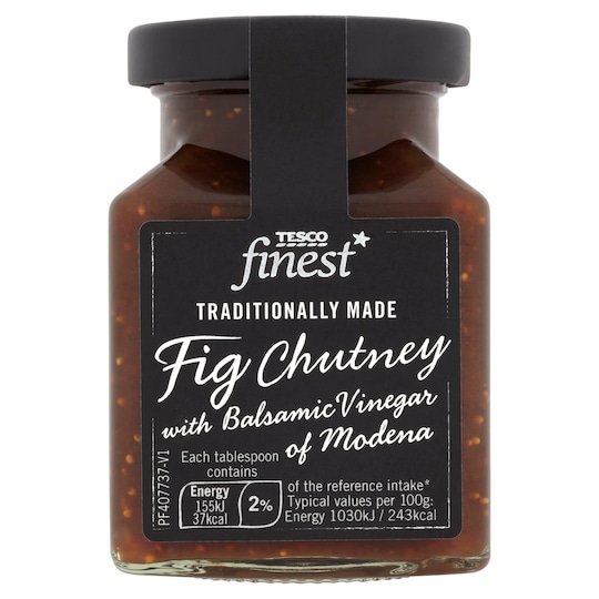 Tesco Finest Fig Chutney 225G Tesco Groceries