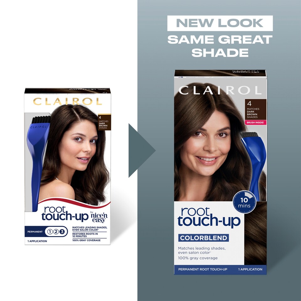 image 1 of Root Touch Up Hair Dye Dark Ash Brown 4A