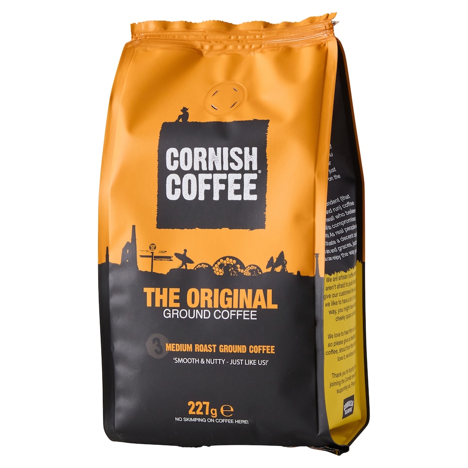 Cornish Coffee Original Blend Ground Coffee 227G