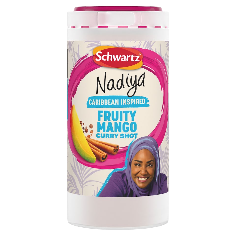 Schwartz Nadiya Caribbean Fruity Mango Curry Shot 42g