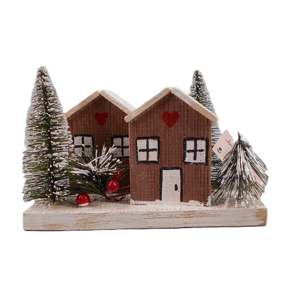 Bayswood Traditional Christmas Village Scene Decoration