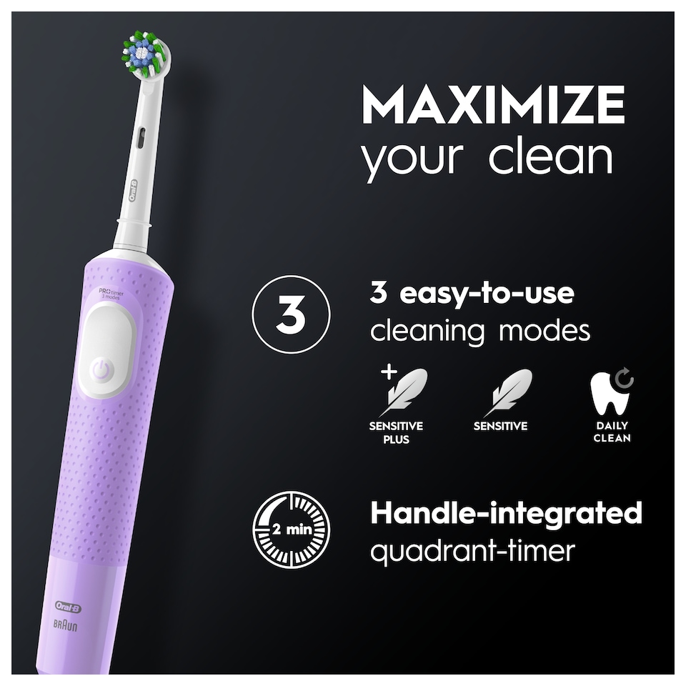image 1 of Oral-B Vitality Pro Electric Toothbrush - Lilac