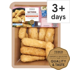 Tesco Battered Haddock Goujons 200G