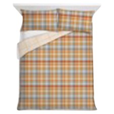 F&F Home Bedding Tartan Brushed Duvet Set Double