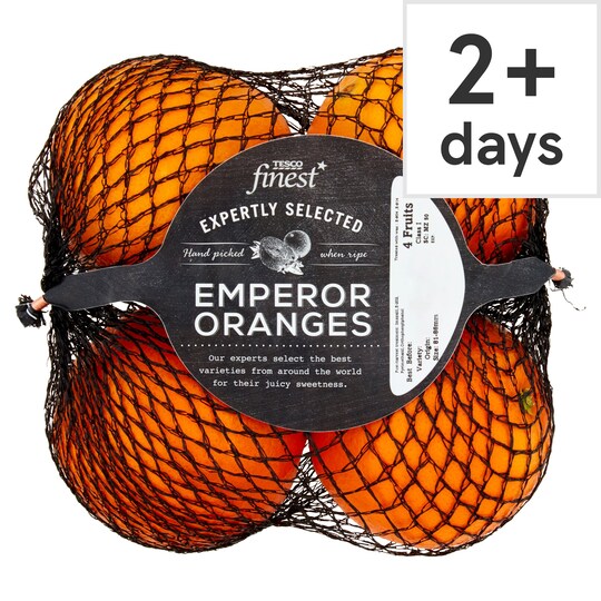 Tesco Finest Emperor Oranges 4 Pack Tesco Groceries