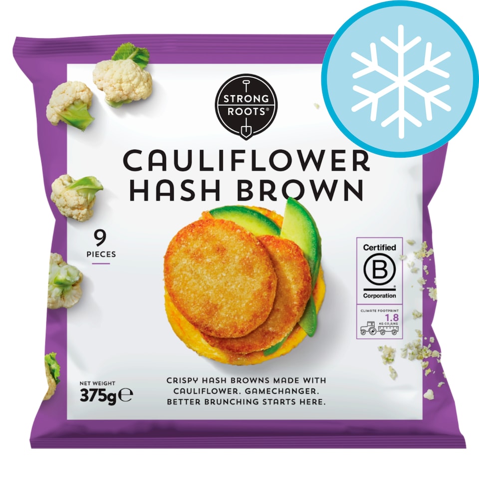 Strong Roots Cauliflower Hash Brown 375g