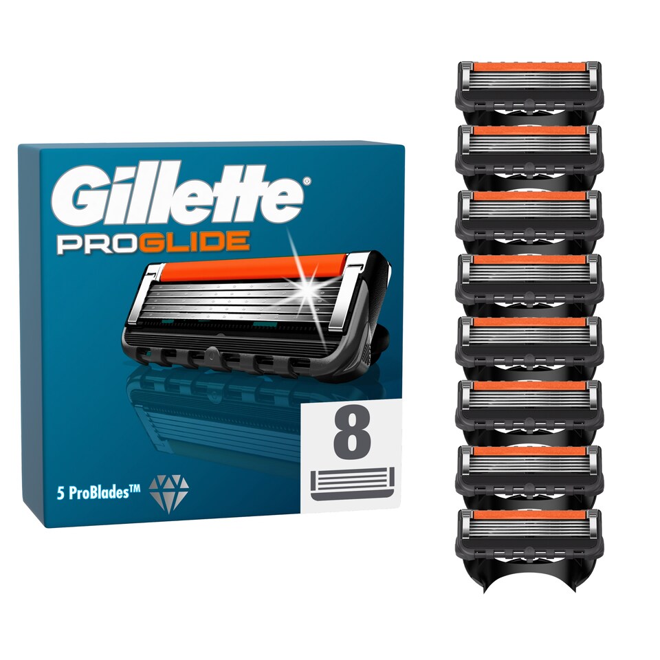 Gillette ProGlide Borotvabetétek Férfi Borotvához, 8 db Borotvabetét  1. kép