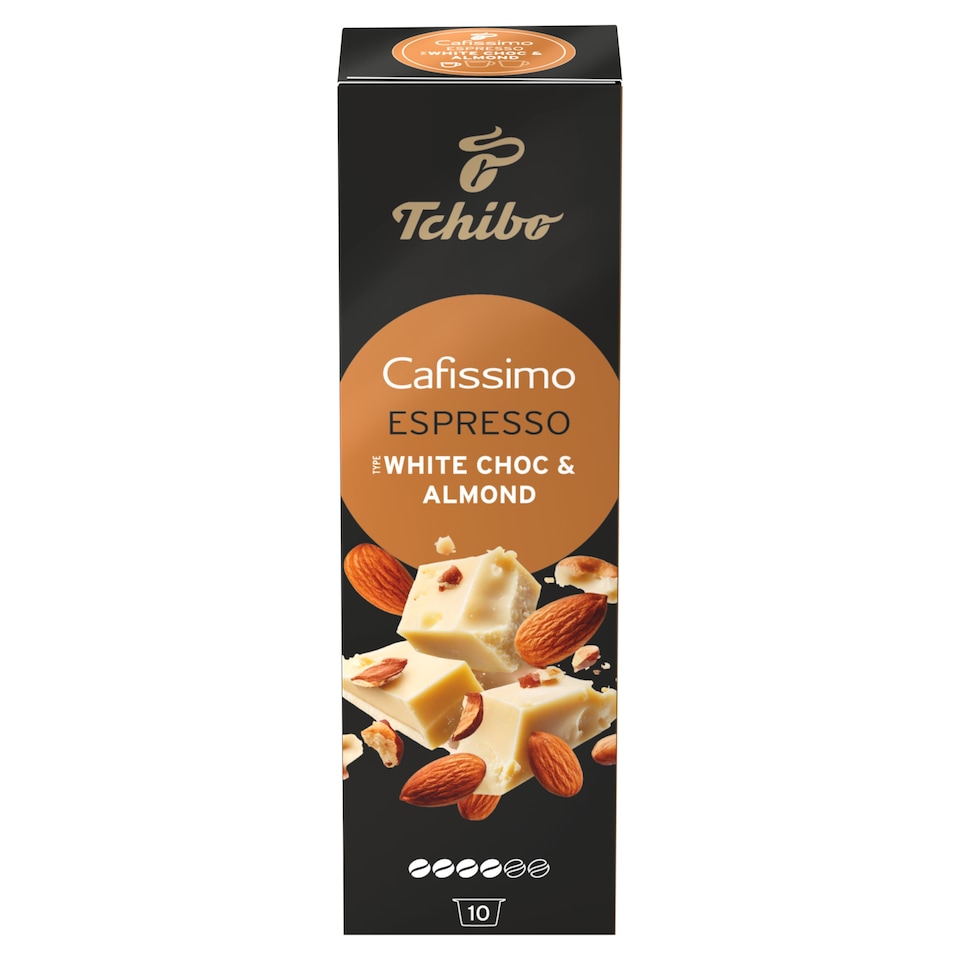 Tchibo Cafissimo Espresso Flavored Edition White Choc Almond kávékapszula 10 db 70 g