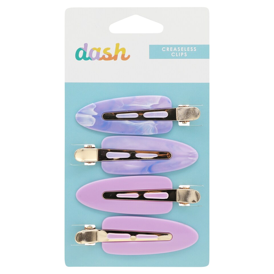 DASH 4 Pack Creaseless Clips