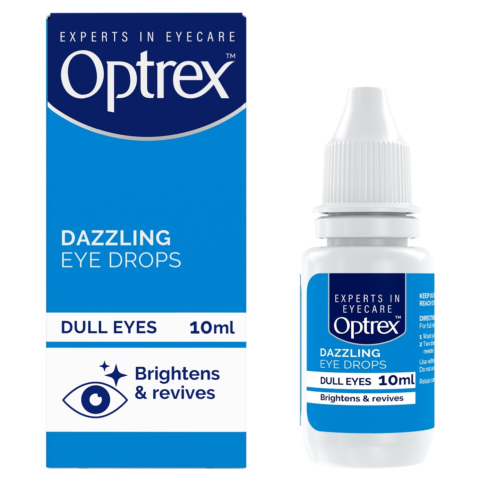 image 1 of Optrex Dazzling Eye Drops For Dull Eyes 10ml