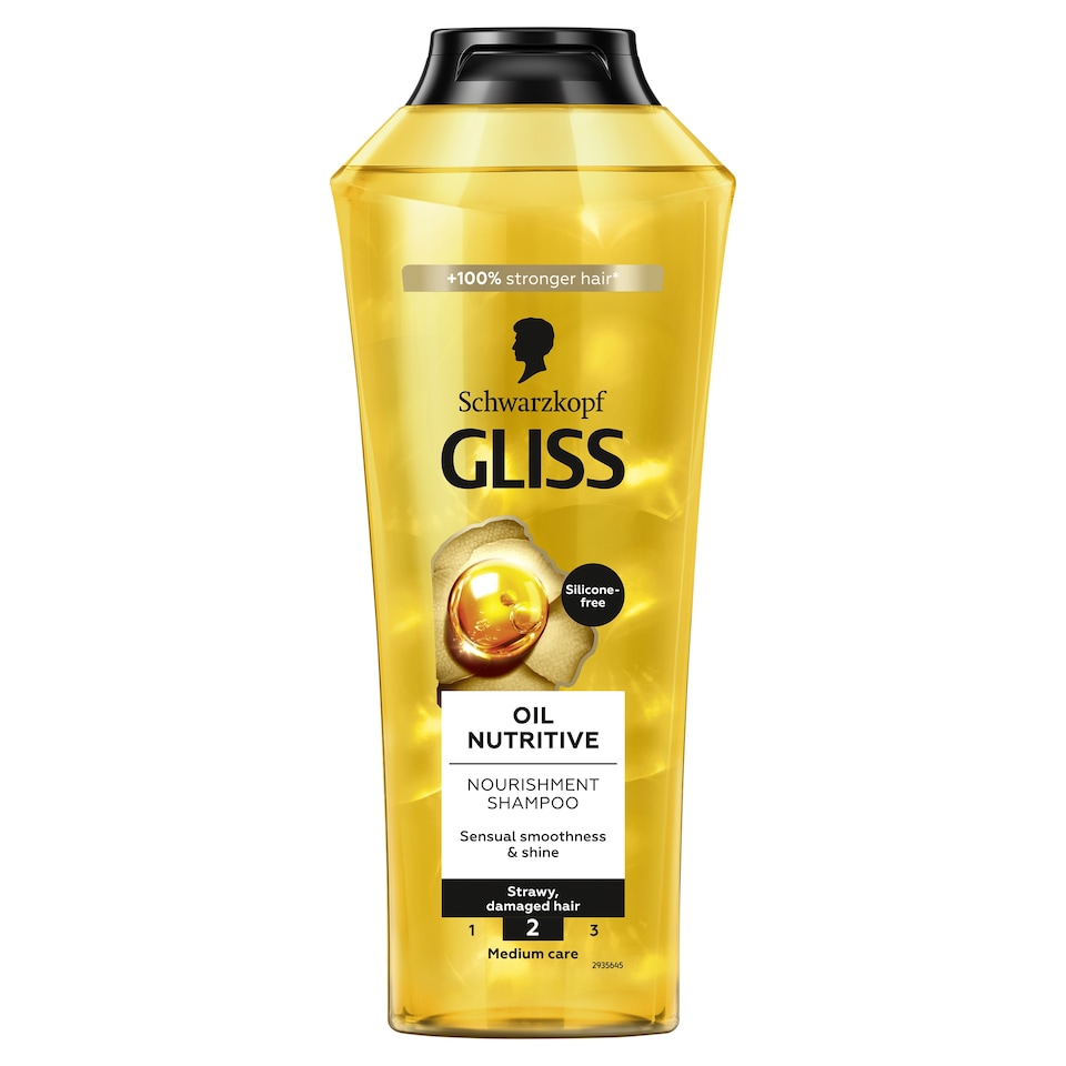 obrázok 1 z Schwarzkopf Gliss Oil Nutritive Vyživujúci šampón 400 ml