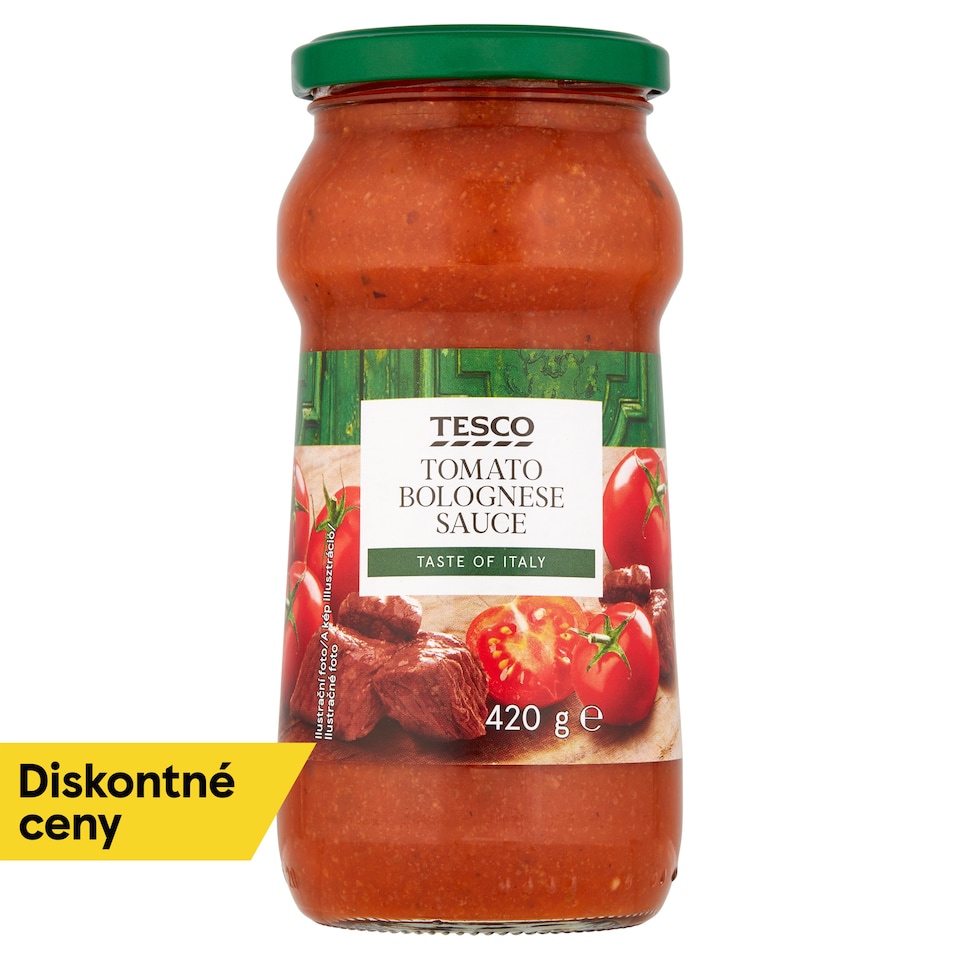 Tesco Paradajková omáčka s hovädzím mäsom 420 g