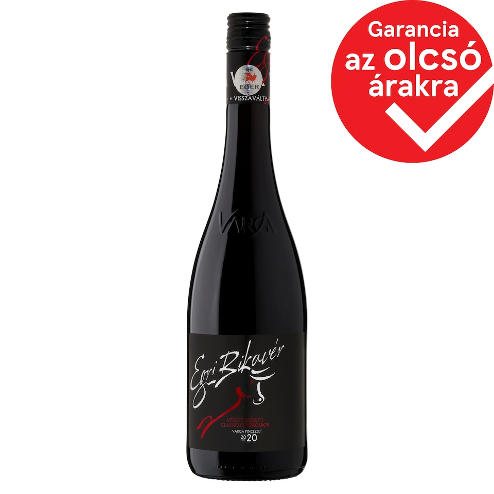 Varga Egri Bikavér száraz vörösbor 0,75 l