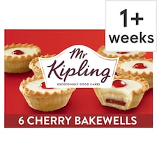 Mr Kipling Exceedingly Good Cakes Cherry Bakewells 6 Pack