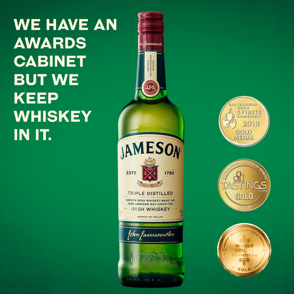 image 1 of Jameson Triple Distilled Irish Whiskey 700ml