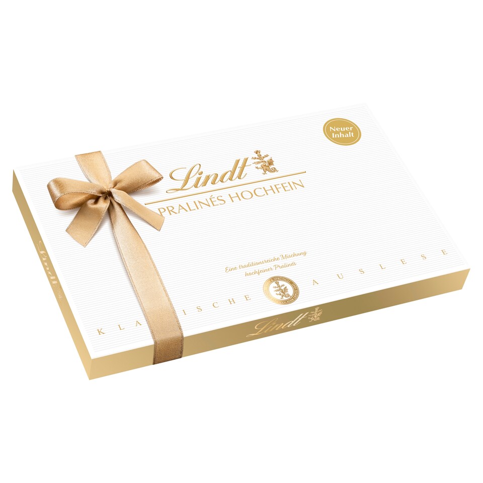 Lindt Pralines Hochfein Mix of Filled Chocolate Candies Made from Milk Chocolate 200 g