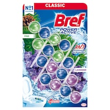 Bref Power Active Pine/Lavender Solid Toilet Block 4 x 50g