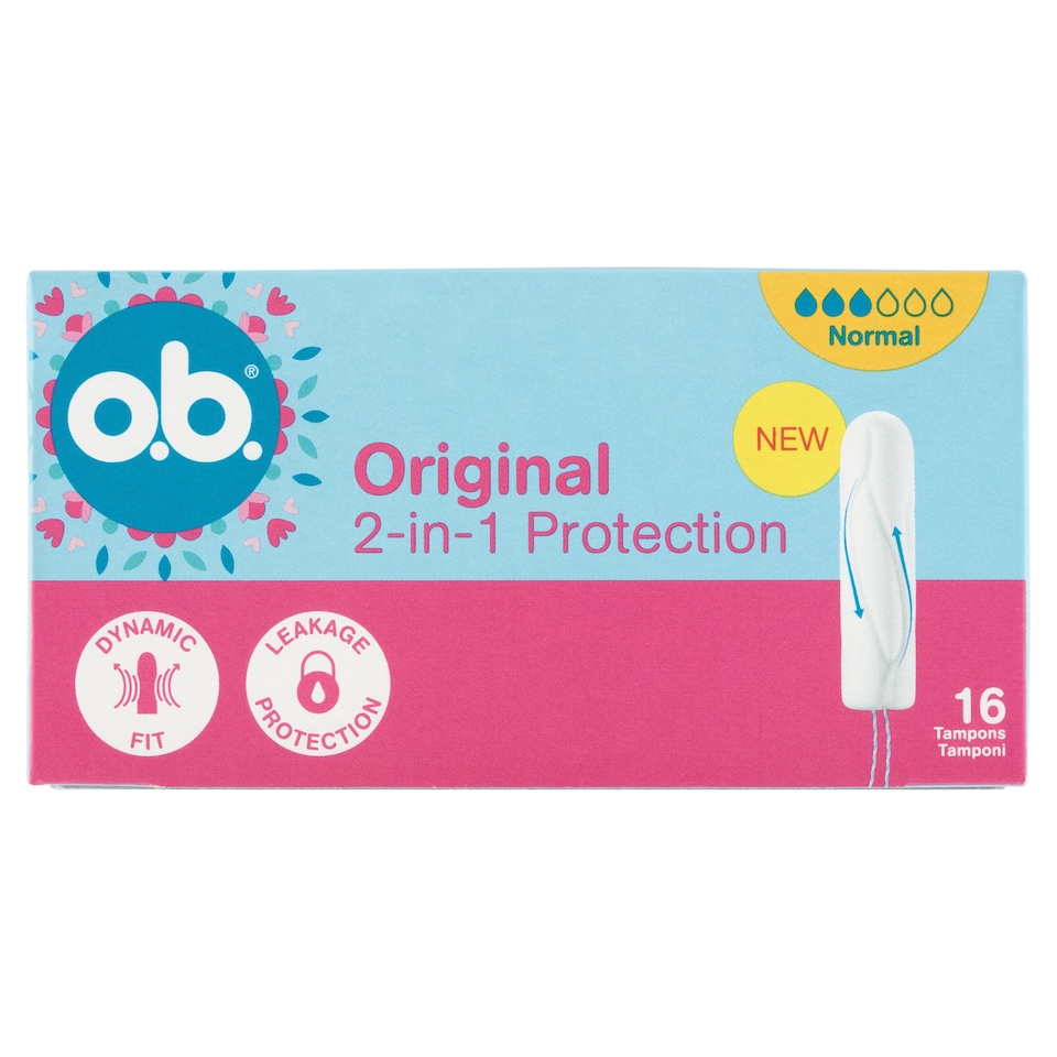 Obrázek 1 pro produkt O.B. Original Normal tampony 16 ks