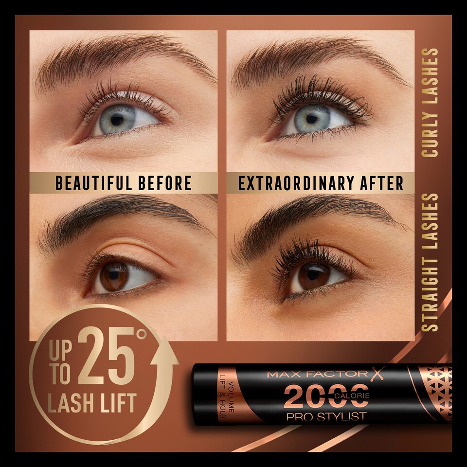 image 1 of Max Factor 2000 Pro Stylist Mascara Black 001 9Ml