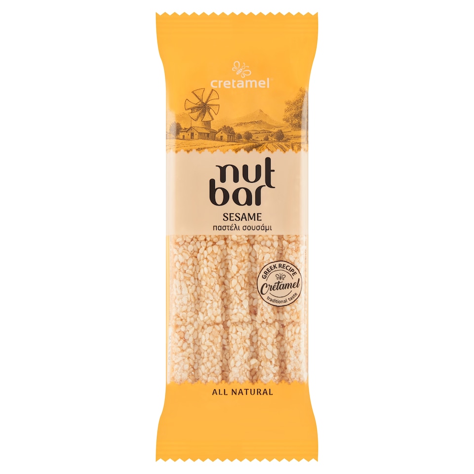 Obrázek 1 pro produkt Cretamel Nut Bar Sesame 45g