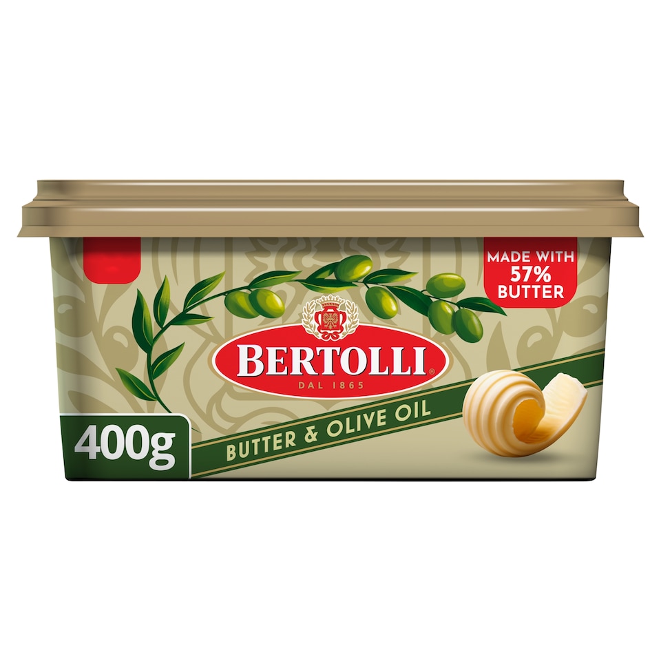 image 1 of Bertolli Spreadable Blend of Butter and Olive Oil 400g