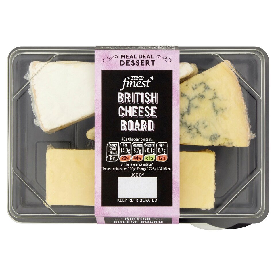 Tesco Finest Brt Cheese Selection Board 210g
