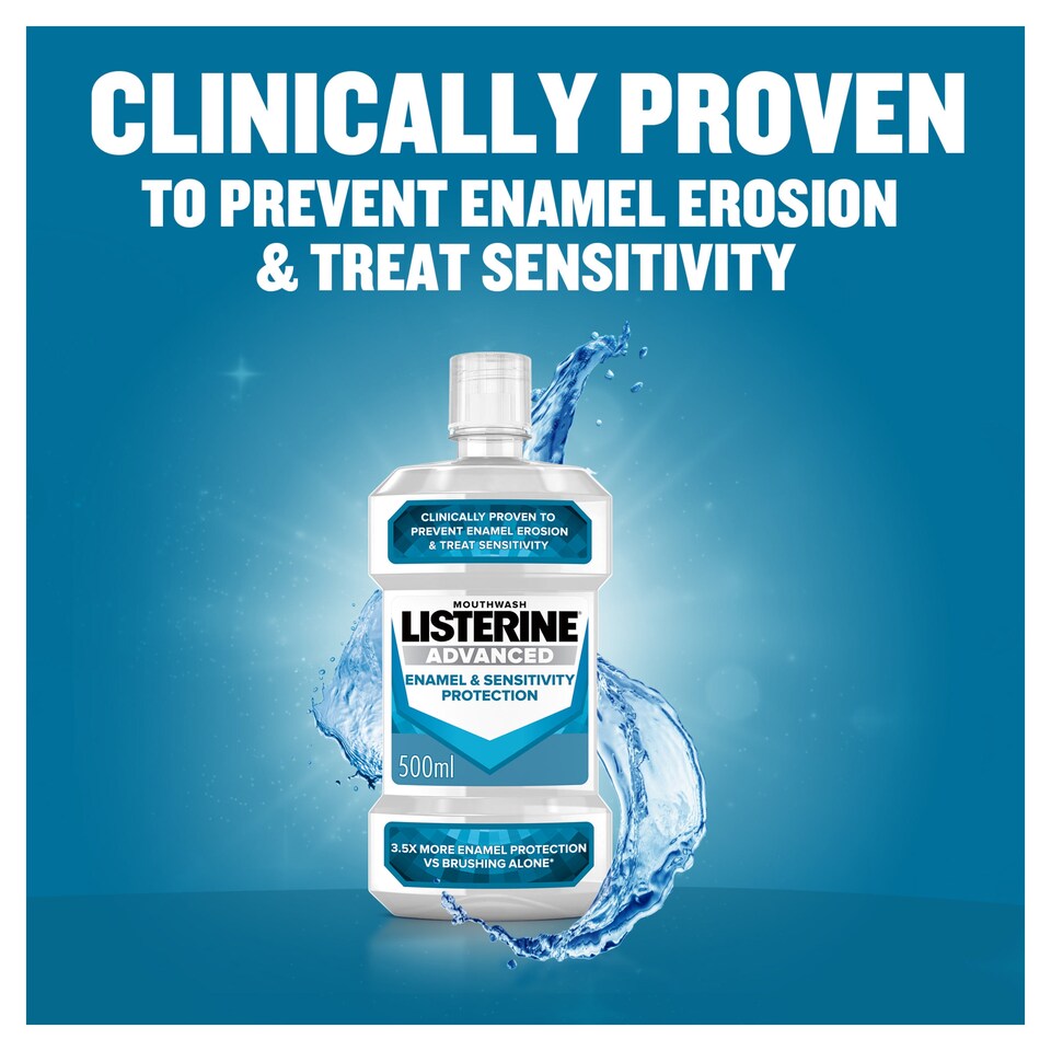 image 1 of Listerine Advanced Defence Sensitive Mouthwash 500Ml