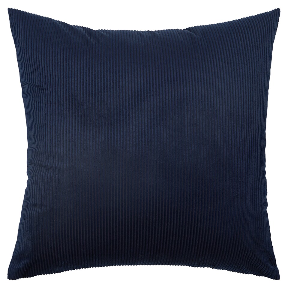 F&F Home Navy Jumbo Cord Cushion