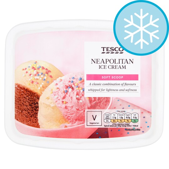 neapolitan ice cream tesco