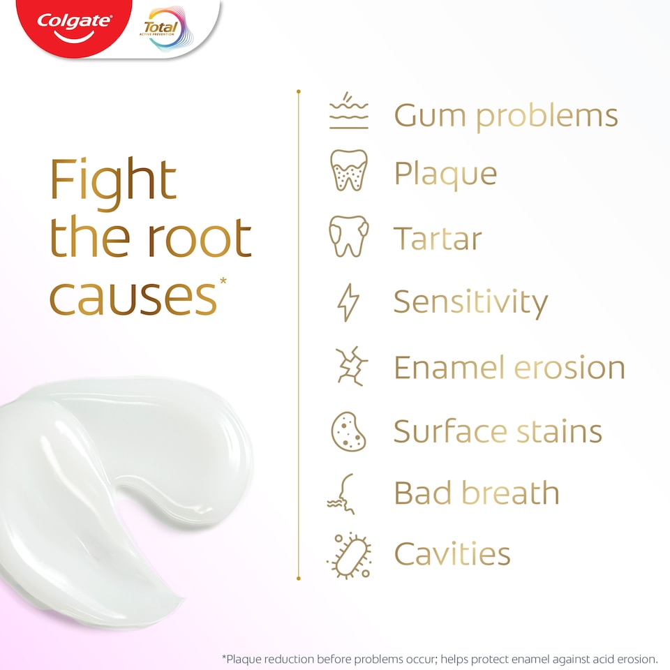 image 1 of Colgate Total Active Prevention+ Decay + Erosion Defence Toothpaste 75ml