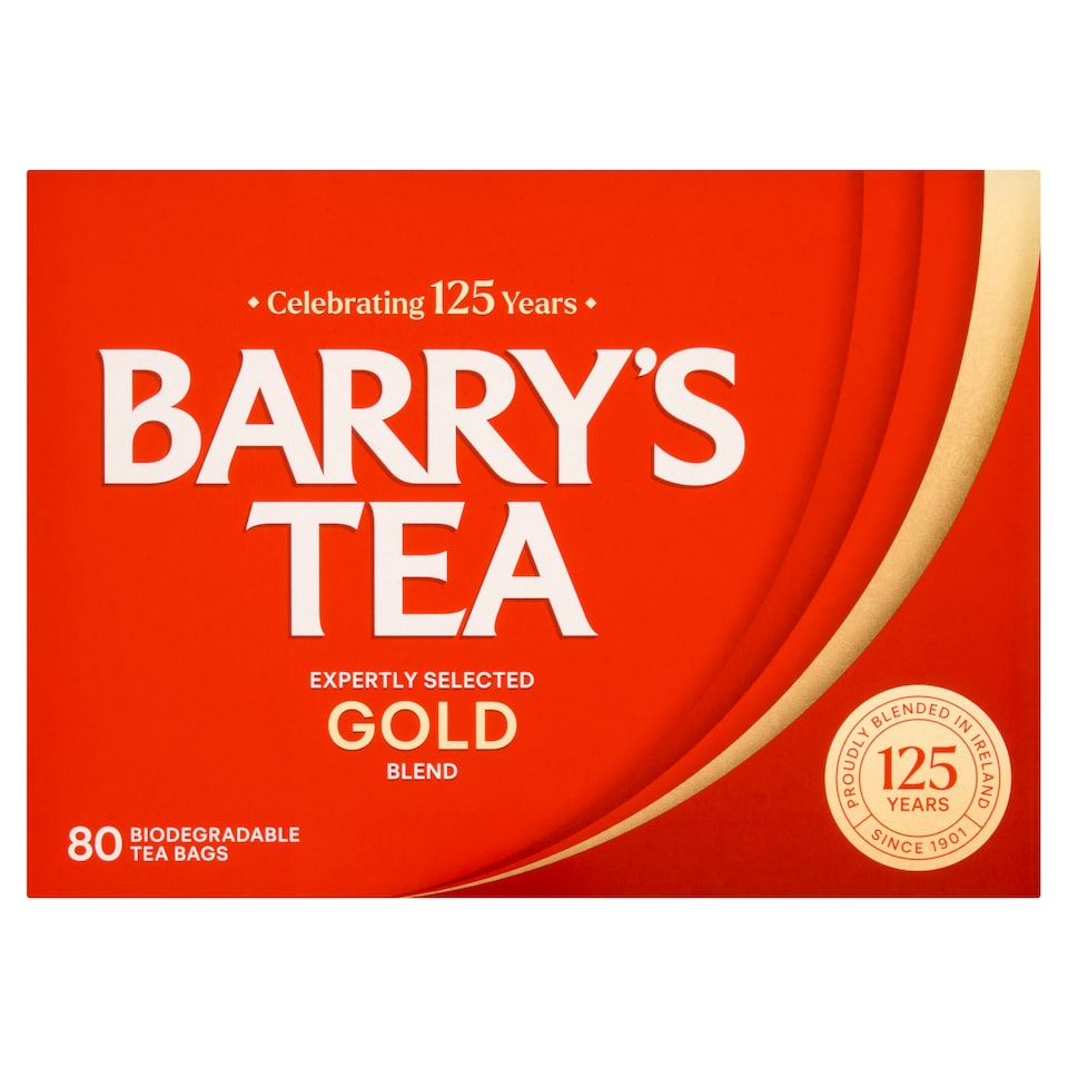 Barry's Tea Gold Blend 80 Teabags 250G