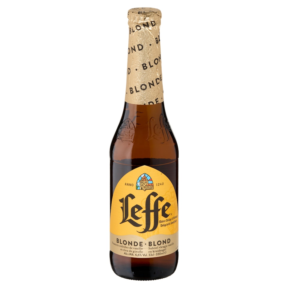 Leffe Blonde eredeti belga apátsági világos sörkülönlegesség 6,6% 0,33 l  1. kép