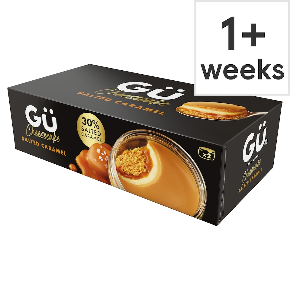 image 1 of Gu Cheesecake - Salted Caramel 2 x 92g