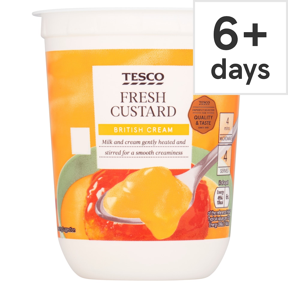 Tesco Fresh Custard 500G