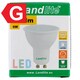 Landlite GU10 300 lm 6 W 3000K LED izzó  1. kép