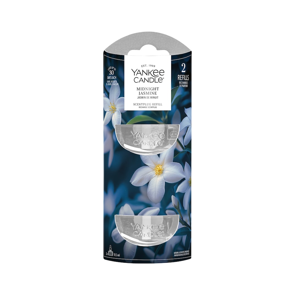 image 1 of Yankee Midnight Jasmine Plug Refill 2 X 18.5