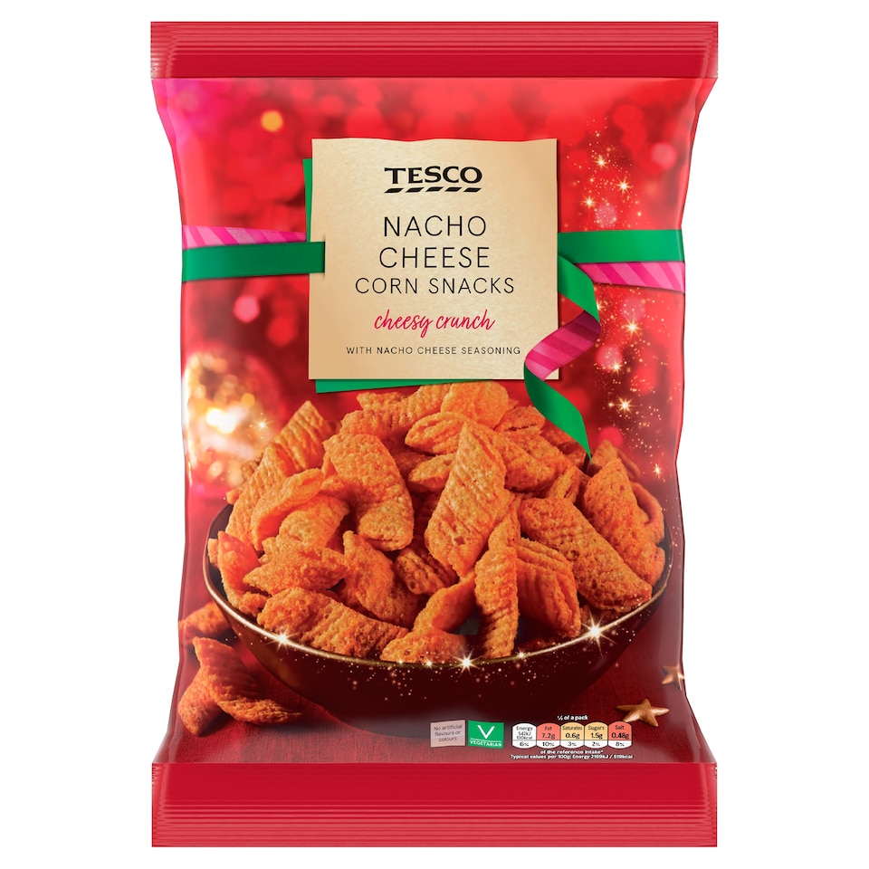 Tesco Nacho Cheese Corn Snacks 150G