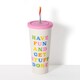 image 2 of Paperchase Rainbow Straw Cup