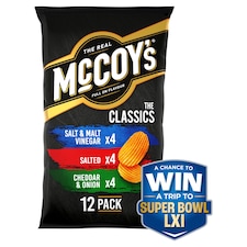 McCoy's Classic Variety Multipack Crisps 12x25g